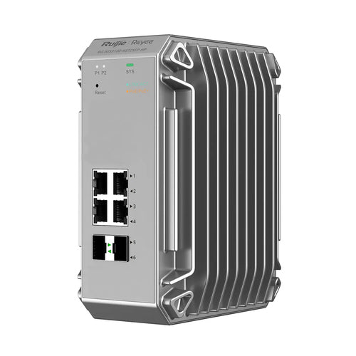 REYEE CLOUD INDUSTRIAL SWITCH L2 FULL MANAGED IP40. 8X1GE POE+ POWER BUDGET 240W 4XSFP [RG-NIS3100-8GT4SFP-H]