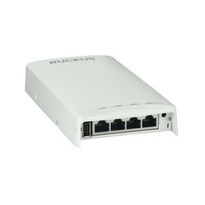 Ruckus Wi-Fi 6 dual-band concurrent 2.4 GHz & 5 GHz, Wired/Wireless Wall Switch, BeamFlex+, 1 10/100/1000 & 4 10/100/1000 Ethernet Access Ports, POE in, PoE out (one port), USB port [901-H550-ww00]