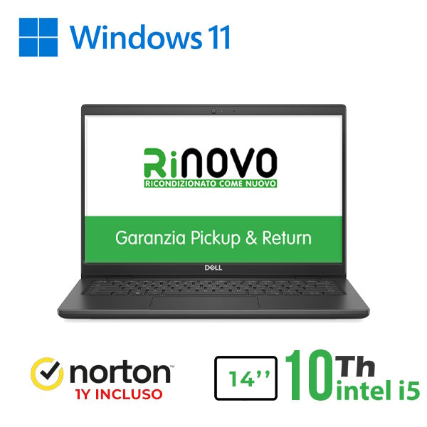 RINOVO NB DELL Latitude 5410 i5-10XXU DDR4 8GB SSD 256GB HDMI 14" W11P CLOUD 20GB Grade A 1Y Warrant [RN42522313]