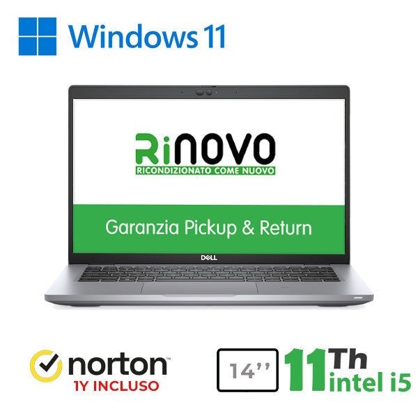 RINOVO DELL NB REFURBISHED LATITUDE 5420 i5-11X00 DDR4 16GB SSD 256GB 14" W11P NO DVD GRADE A 1Y + [RN42532316]