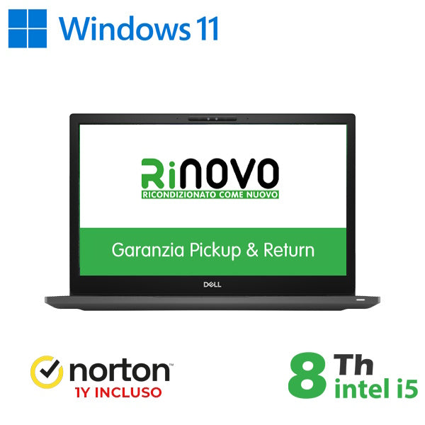 RINOVO DELL NB REFURBISHED LATITUDE E7490 I5-8X00U DDR4 16GB SSD 512GB 14" W11P NO DVD GRADE A 1Y WA [RN42534312]