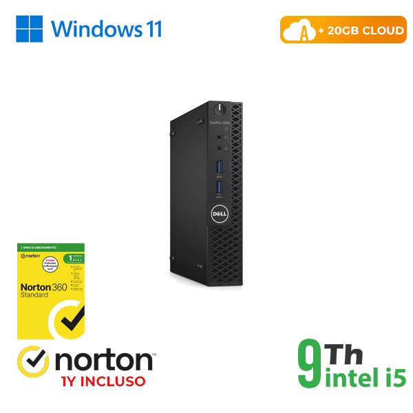 RINOVO Mini PC DELL Optiplex 3070-5070M i5-9X00 SODDR4 8GB SSD 256GB W11P CLOUD20GB Grade A 1Y Warra [RN45522312]