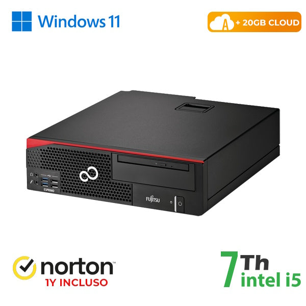 RINOVO PC FUJITSU Esprimo D757-957 SFF i7-7X00 DDR4 8GB SSD 256GB W11P CLOUD20GB Grade A 1Y Warranty [RN54622311]
