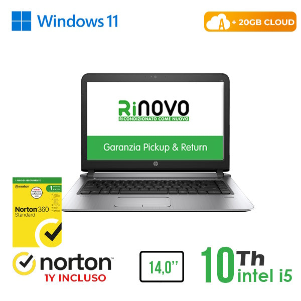 RINOVO NB HP REFURBISHED PROBOOK 440 G7 i5-10X00 DDR4 16GB SSD 256GB 14" W11P CLOUD20GB 1Y Warranty [RN62532315]