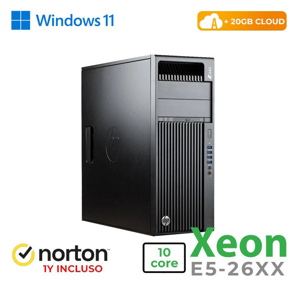 RINOVO WKS HP Z440 Xeon 10Core E5-2660 DDR4 32GB SSD 256GB NVD QUADRO K4000 3GB W11P UPG CLOUD20GB G [RN67042311]
