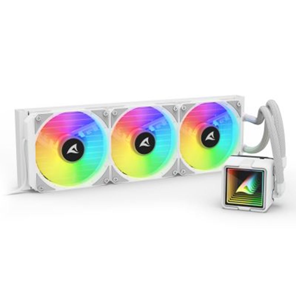 SHARKOON LIQUID COOLING S100 ARGB AIO WHITE [S100 ARGB AIO WHITE]