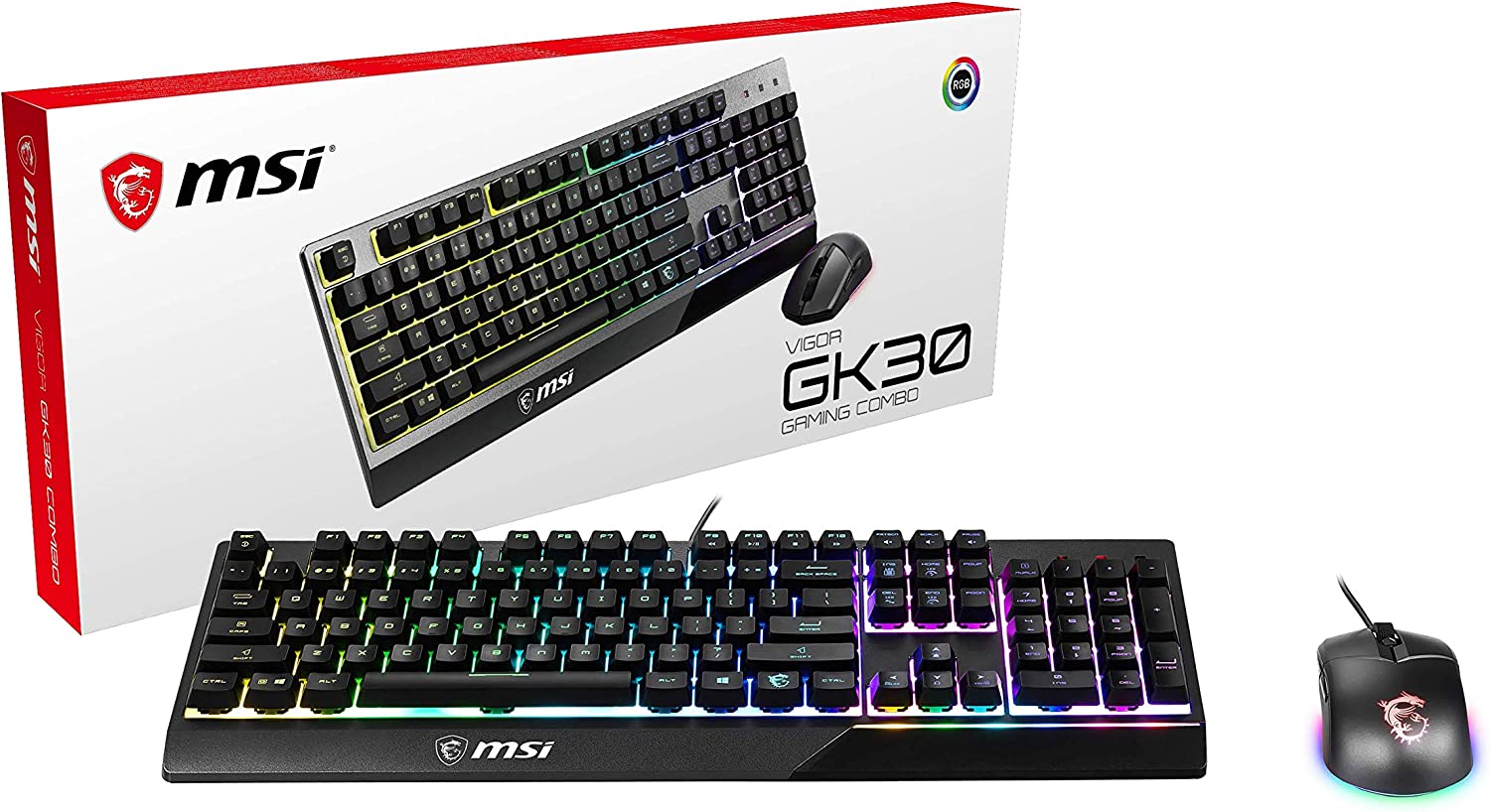 MSI TASTIERA LAYOUT ITALIANO + MOUSE VIGOR GK30 COMBO BLACK [S11-04IT229-CLA]