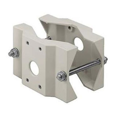 SELEA Braccetto + collare di sostegno per fissaggio a palo per le telecamere modello TARGA, serie 2xx, 3xx, 5xx, 7xx, 8xx, 9xx Diametro palo: Min. 50mm - Max. 140mm [E-BP002GP]