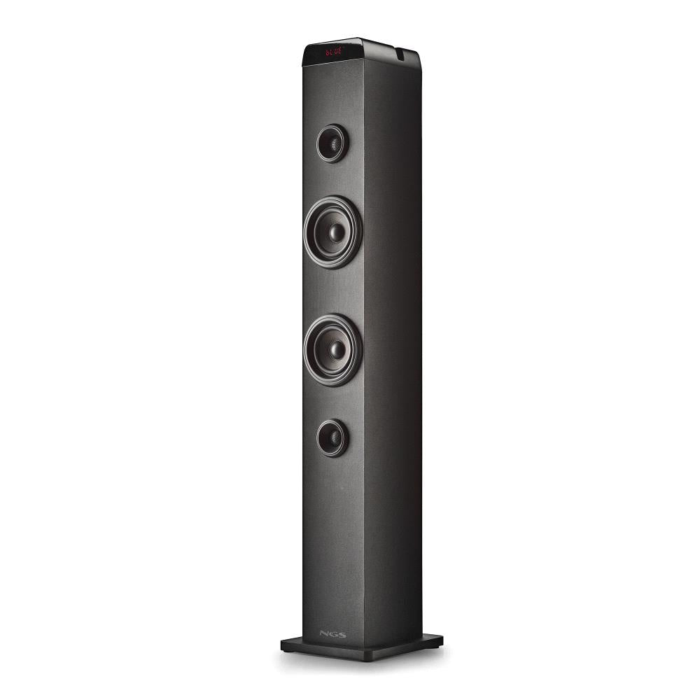 NGS ALTOPARLANTE WIRELESS, 50W, BLUETOOTH 5,4, USB AUX OTTICO RADIO FM, DISPLAY LED E CUSTODIA IN LE [SKYCHARM PRO]