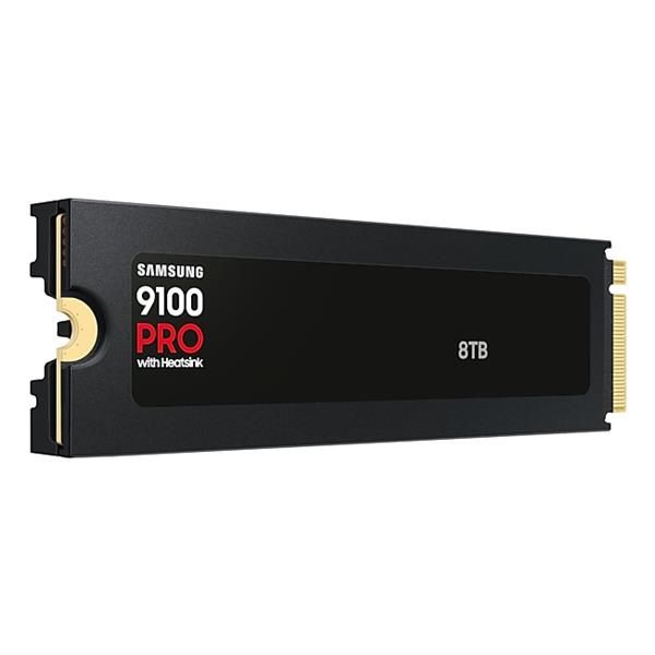 Samsung 9100 PRO Heatsink PCIe 5.0 x4 NVMe M.2 SSD 8TB [MZ-VAP8T0CW]
