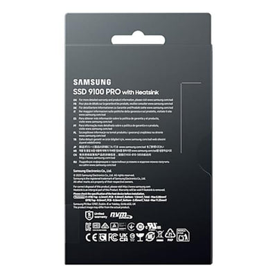 Samsung 9100 PRO Heatsink PCIe 5.0 x4 NVMe M.2 SSD 8TB [MZ-VAP8T0CW]