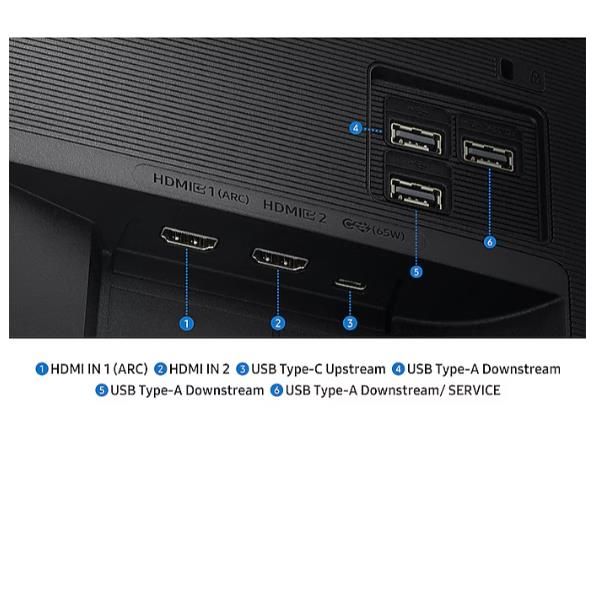 S32FM700 Smart Monitor, UHD, con USB-C, Speaker e Telecomando [LS32FM700UUXEN]