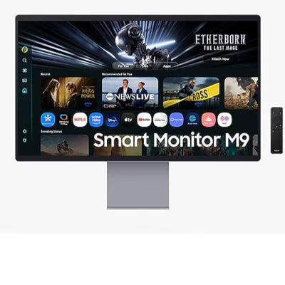 SAMSUNG SMART MONITOR 32 OLED 16:9 4K UHD 0,03MS 250 CDM 165hz, PIVOT, DP/HDMI, MULTIMEDIALE, SMART MONITOR M9 [LS32FM900SUXEN]