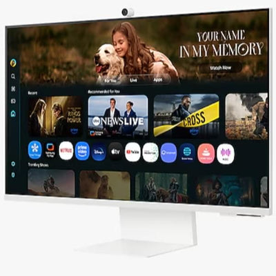 S32FM801 Smart Monitor, UHD con USB-C, Slim Fit Camera, Speaker e Telecomando [LS32FM801UUXEN]