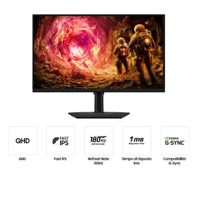 Monitor Gaming, QHD, 180Hz [LS27FG502EUXEN]