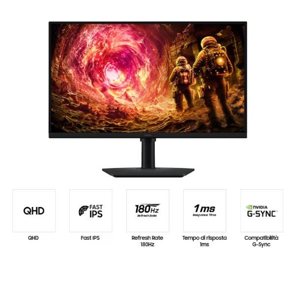 Monitor Gaming, QHD, 180Hz [LS27FG502EUXEN]