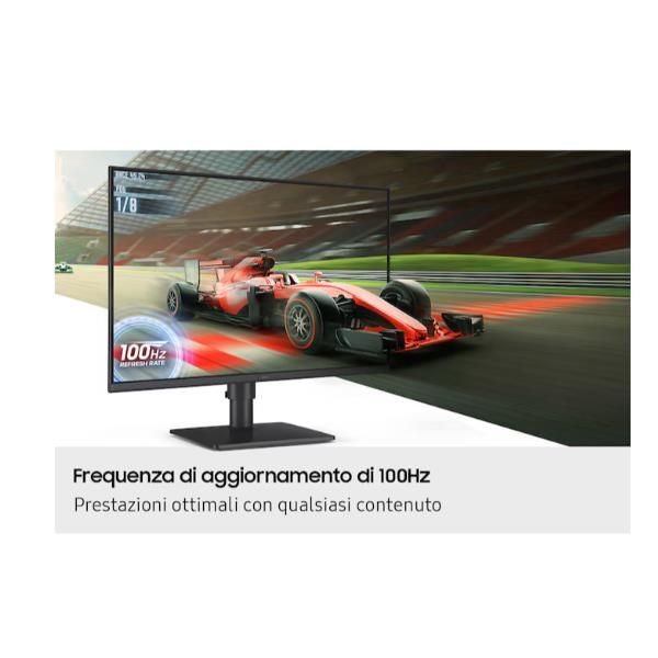 SAMSUNG MONITOR 27 LED IPS 16:9 FHD 5MS 250 CDM 100hz, PIVOT, HDMI, MULTIMEDIALE, S4 S40GD [LS27D408GEUXEN]