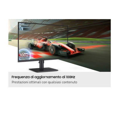 S24D408 Monitor Business, FHD, 100Hz, Speaker, Stand Regolabile e Pivot, EPEAT Gold [LS24D408GEUXEN]