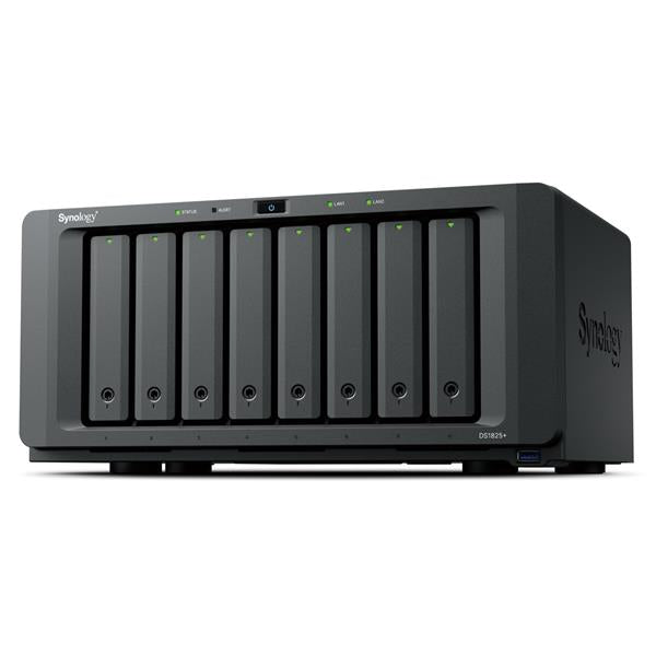 Synology DiskStation DS1825+ server NAS e di archiviazione Ryzen Embedded V1500B 8 GB DDR4 0 TB Nero [DS1825+]