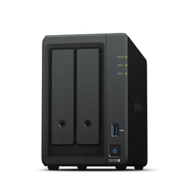 Synology DiskStation DS725+ server NAS e di archiviazione Ryzen Embedded R1600 4 GB DDR4 0 TB Nero [DS725+]