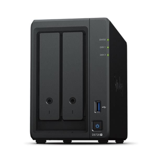 Synology DiskStation DS725+ server NAS e di archiviazione Ryzen Embedded R1600 4 GB DDR4 0 TB Nero [DS725+]