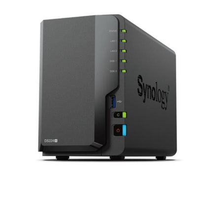 SYNOLOGY NAS TOWER DS225+ X 2HD 3.5"/2.5" SATA2/3 - NO HD - CELERON J4125 -2GB DDR4-1P LAN RJ45 1GBE [DS225+]