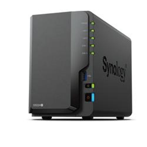 Synology DiskStation DS225+ 2 Bay NAS Desktop Intel Celeron J4125 2 GB DDR4 Synology DSM Nero [DS225+]