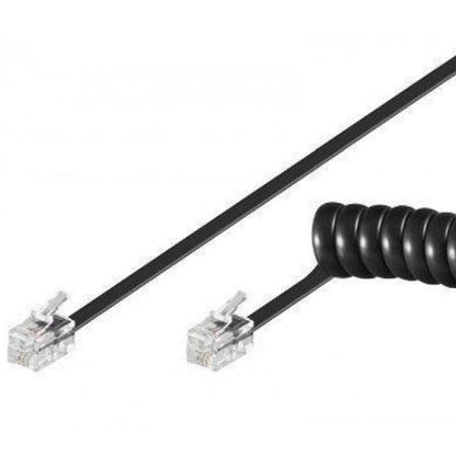 Snom Cavo spiralato per telefoni snom della serie D7xx, e D3xxx - Nero [00004066]