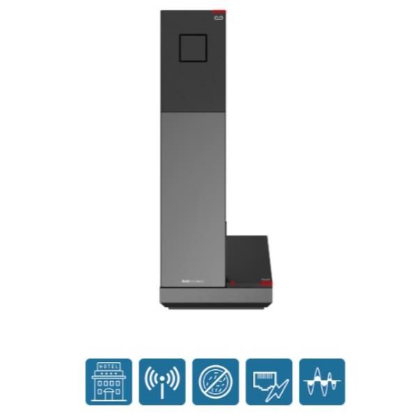 Snom HD331A - Elegante cordless per hotel, connettività analogica, collegamento DECT e antenna integrata sulla base di ricarica [00007033]