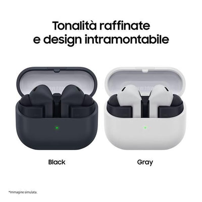 Samsung Galaxy Buds3 FE, Auricolari Wireless, Audio 360, Gemini AI, Black [SM-R420NZKAITV]
