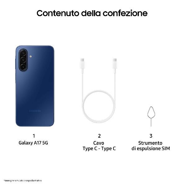 SAMSUNG GALAXY A17 5G 4+128GB BLUE [SM-A176BZBAEUE]