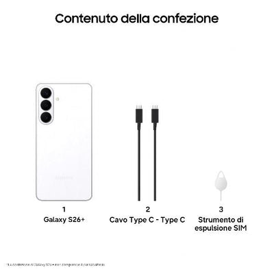 GALAXY S26+ 12+512GB WHITE [SM-S947BZWGEUE]