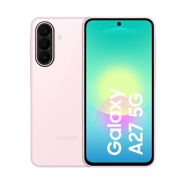 Samsung GALAXY A27 5G 17 cm (6.7") Dual SIM ibrida Android 16.0 USB tipo-C 6 GB 128 GB 5000 mAh Rosa chiaro [SM-A276BLIBEUE]