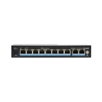 SWITCH POE+ VULTECH SECURITY 8 PORTE [VS-POE2082GE-120W]