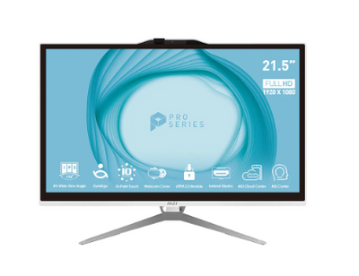PRO PENTIUM G7400 4GB 128SSD 21.5 TOUCH WIN11PRO [PROAP222T13M-284IT]