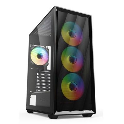 ATX 2X U3, TG, 4X 120 ARGB FAN, ARGB CONTROLLER [VK4ARGBBLACK]