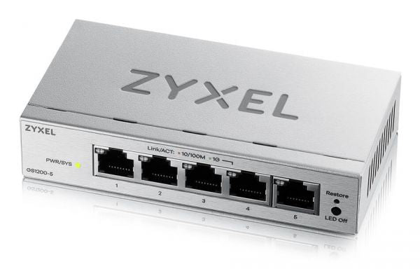 SWITCH SMART MANAGED, 5 PORTE [GS1200-5V3-EU0101F]