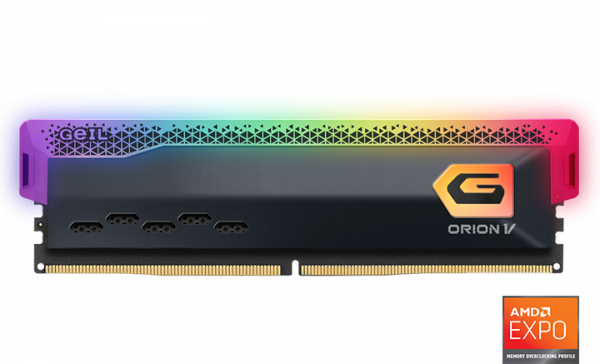 GEIL DIMM 16GB DDR5-6000MHZ DDR5 ORION V RGB-GRAY [GAVSG516GB6000C38CSC]
