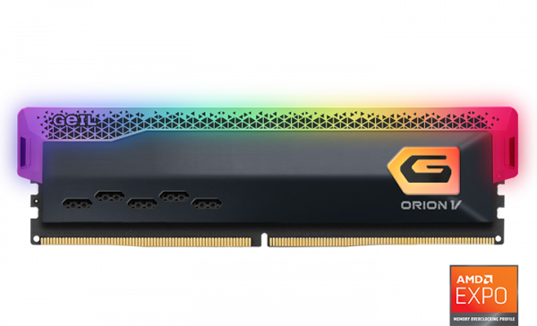 GEIL DIMM 16GB DDR5-6000MHZ DDR5 ORION V RGB-GRAY [GAVSG516GB6000C38CSC]