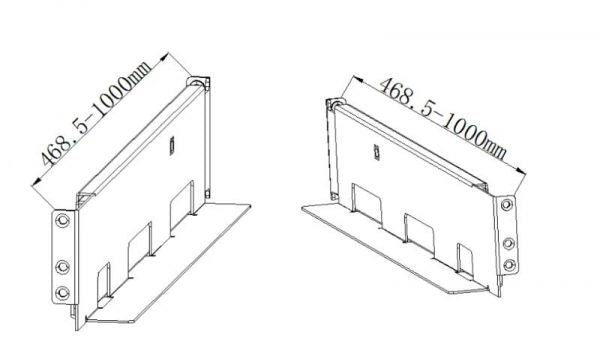 RACK KIT FOR RACK TYPE UPS BATTERY PACK [RSERIESRACKSLIDE]