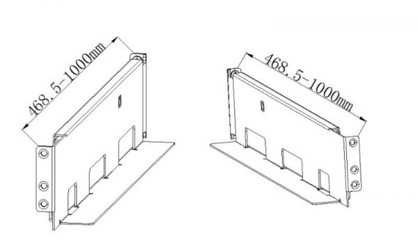 RACK KIT FOR RACK TYPE UPS BATTERY PACK [RSERIESRACKSLIDE]