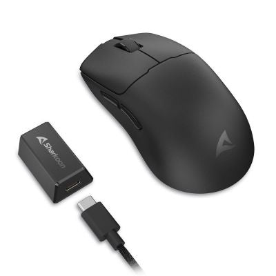 WIRELESS GAMING MOUSE, PAW3395, 49G, GLASS FEET [SKILLERSGM70W]