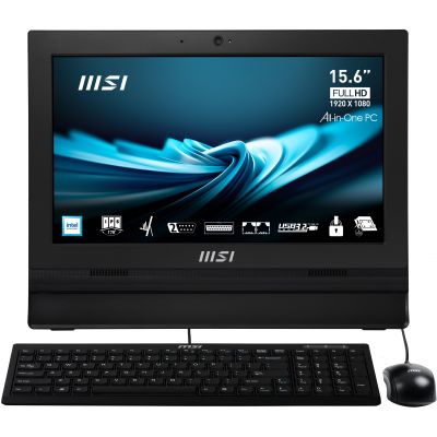 AIO MSI N100 8GB 256GB 15.6FHD FREEDOS BLACK [PROAP162TADL-042XEU]