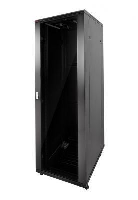 CABINET 37U, 600*600*1830MM, 500KG, PORTA A VETRO [DS-XS6637-E/DG]