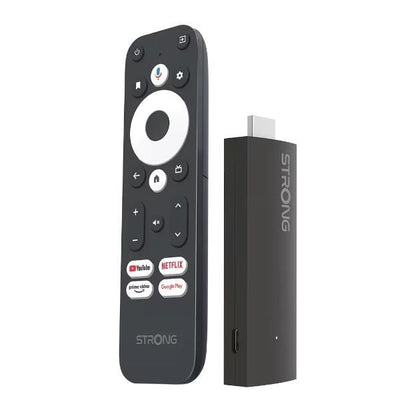 STRONG STICK PER ANDROID 14 2K FHD NERO GOOGLE TV WIFI 5 DUAL BAND [LEAP-UNA+]