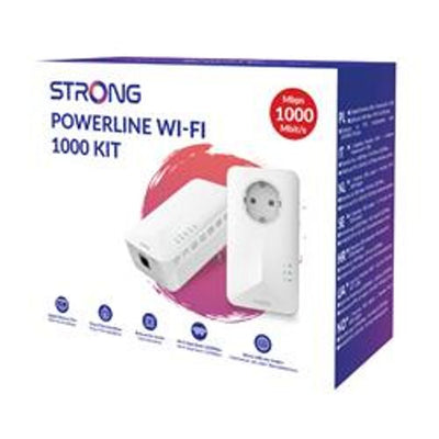 STRONG DUAL PACK OF POWERLINE WIFI 1000 EU VERSION2 [POWERL1000WFDUOEUV2]
