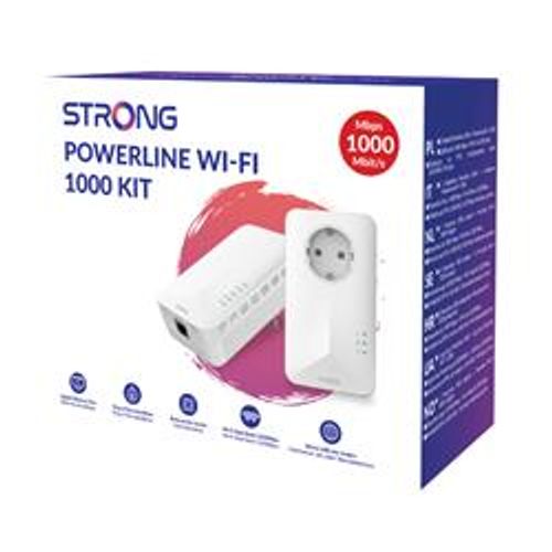 STRONG DUAL PACK OF POWERLINE WIFI 1000 EU VERSION2 [POWERL1000WFDUOEUV2]