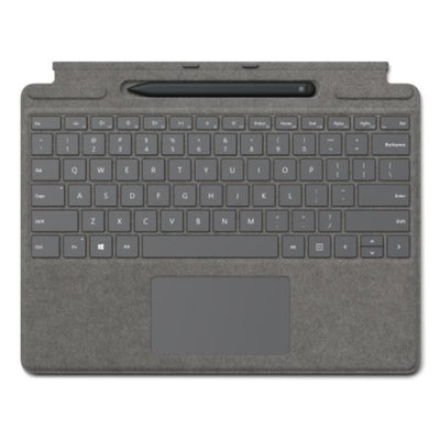 Microsoft 8X8-00173 tastiera per dispositivo mobile Microsoft Cover port Platino [8X8-00173]