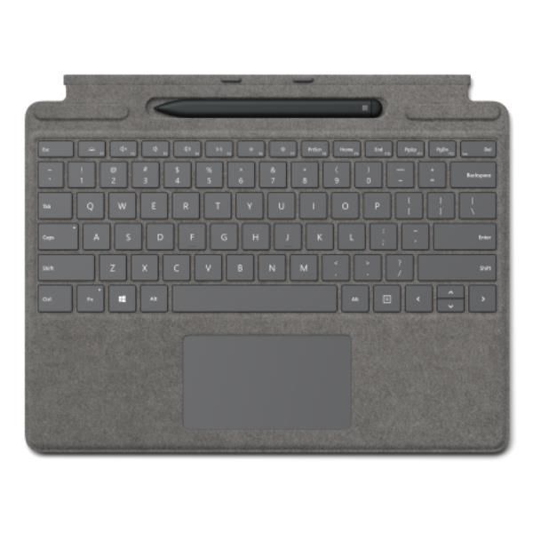 Microsoft 8X8-00173 tastiera per dispositivo mobile Microsoft Cover port Platino [8X8-00173]