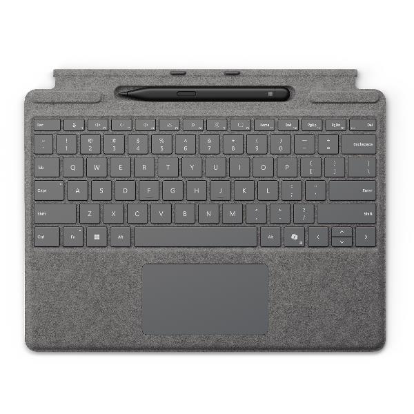 MICROSOFT SURFACE PRO TASTIERA e SLIM PEN PLATINO [8X6-00223]